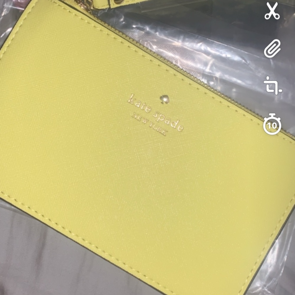 Yellow Kate spade